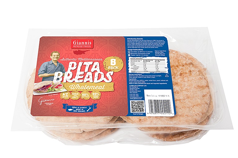 Pita Bread Wholemeal Giannis Pita Bread