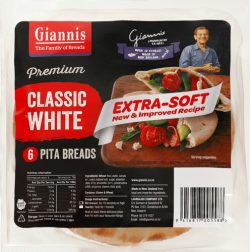 Premium Classic White Pita Bread