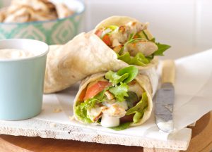 Giannis Garlic and Herb Chicken Wrap