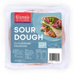 Sour Dough Pita Bread